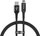 Kabllo USB Crong Armor Link, USB A në USB C, 1.5m, 60W, e zezë