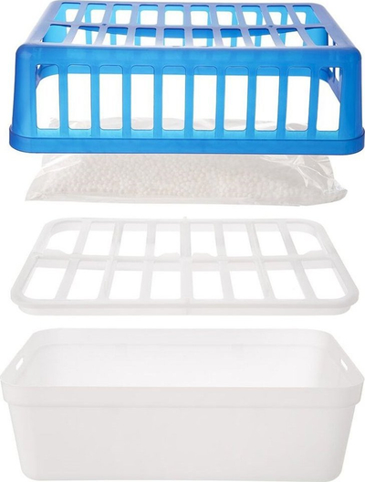 Thithës lagështie Orion Effective, 1 kg, për shpi dhe garazh, i bardhë