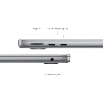 Apple MacBook Air 13.6", M3 8-core, 8GB, 256GB, 8-core GPU, Space Grey