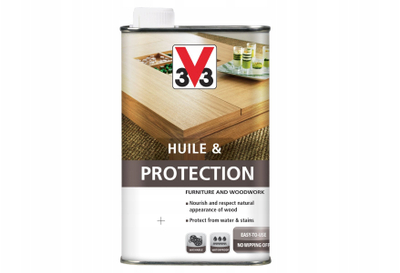 Vaj për mobilje V33 Furniture Oil, 0.5L, efekt argjendi, argjend