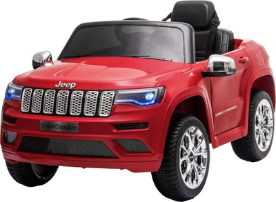 Makine elektrike për kalamaj Jeep Grand Cherokee, me bateri, me telekomandë për prindërit, blu me shkëlqim