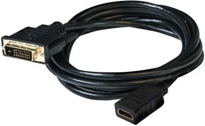 Kабел адаптер CLUB3D CAC-1211, DVI во HDMI 1.4, 2m, црн