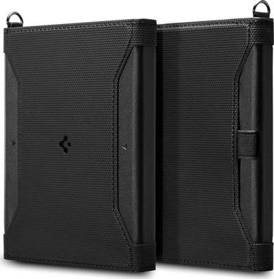 Portofol udhëtimi Spigen Life, RFID blocking, për pasaportë dhe kartela, i zi