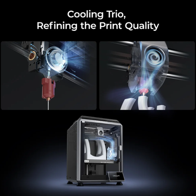 Printer 3D Creality K1C, 600mm/s, nivelim automatik, i zi