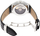 Orë për meshkuj Tissot T-Classic Open Heart Powermatic 80 T063.907.16.058.00, e zezë
