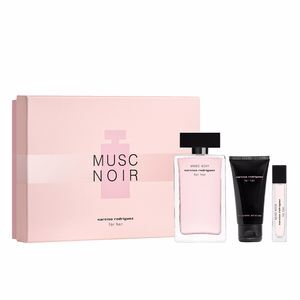 Set Narciso Rodriguez Musc Noir, Eau de Parfum 100 ml + losion trupi 75 ml + Eau de Parfum 10 ml