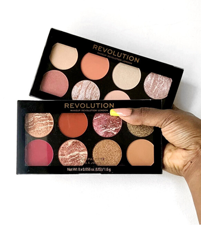 Ruzh për faqe Revolution Ultra Gold and Soul blush palette 12.8 g