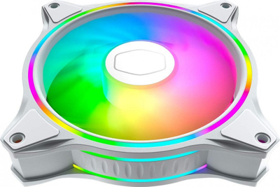 Ftohës Cooler Master MasterFan MF120 Halo 2, 120 mm, i bardhë
