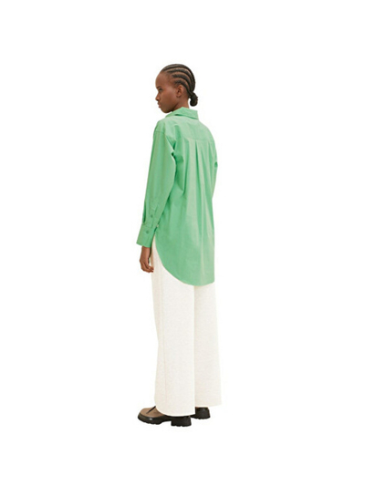 Këmishë Tom Tailor Oversized Fit, e gjelbër
