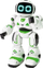 Robot argëtues BIONIC, programues, me telekomandë, me drita LED