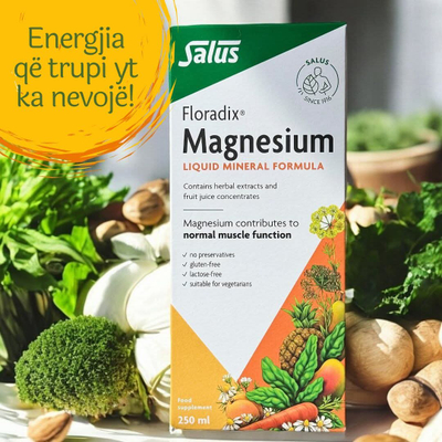 Floradix - MAGNESIUM Liquid, 250 ml - Shurup bimor