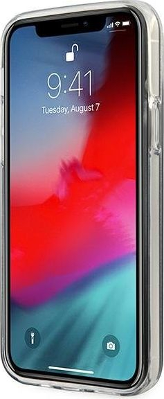 Kapak telefoni Guess GUHCP12LPCUGLSBK, për iPhone 12 Pro Max, hardcase Glitter Gradient, i zi