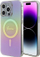Këse telefoni Guess GUHMP15XHITSP për iPhone 15 Pro Max 6.7", MagSafe, e rozë