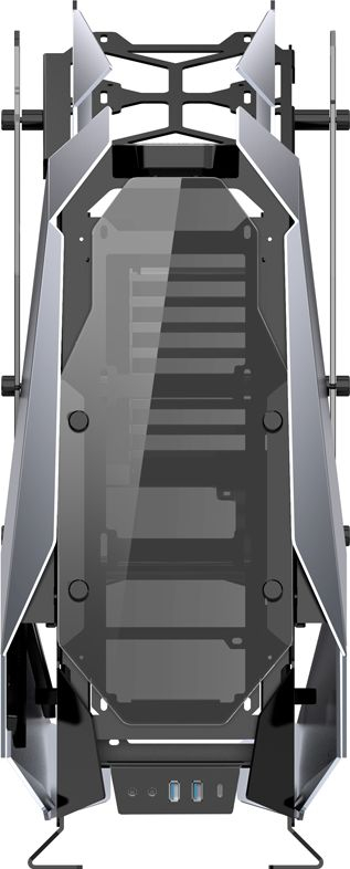 Kuti PC Jonsbo MOD5 Big-Tower, xham i temperum, RGB, gri