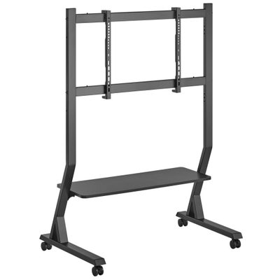 Stendë TV mobile Techly ICA-TR325, 45"-90", 60kg, rafte AV, e zezë