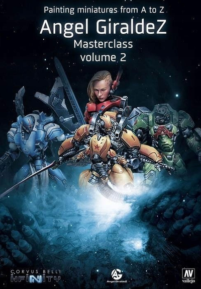 Libër pikturimi miniaturash Ángel Giráldez Masterclass Volume 2, udhëzues hap pas hapi, A to Z