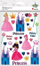 Sticker letre Titanum Princesses, set 66 copë, me ngjyra shumëngjyrëshe
