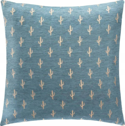Jastëk për zbukurim Atmosphera Blue Cactus, 40x40cm, poliester, blu e çelët