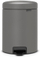 Kosh mbeturinash Brabantia NewIcon, 5L, me pedale, gri Mineral Concrete