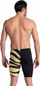 Rroba banje jammer për burra Arena Multi Stripes, MaxLife Eco, anti-klor, e zezë shumëngjyrëshe