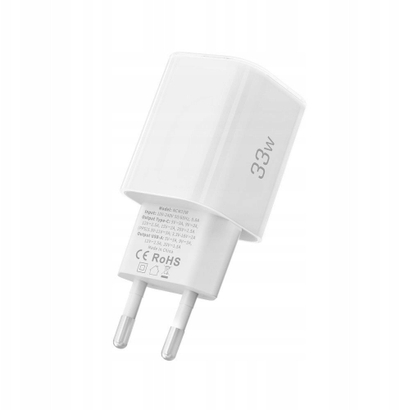 Karikues muri Tech-Protect NCM33W, 33W, 2 porta PD QC3.0, i bardhë