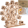 Puzzle druri 3D Little Story Rrota Panoramike, model zbukurimi, ngjyrë druri natyrale