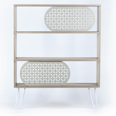 Raft për libra Diane 94×25×117 cm (HM9213.01)