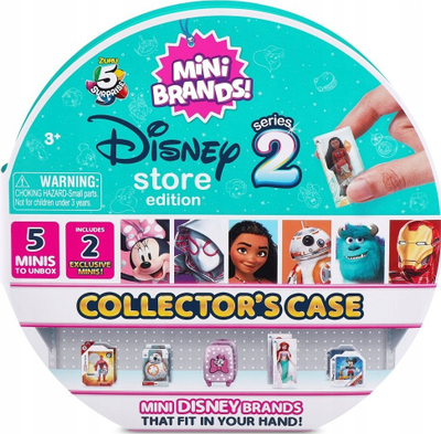 Kuti koleksioni ZURU Mini Brands Disney Store Series 2, 30 figura, me 2 mini ekskluzive, shumëngjyrëshe