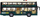 Lodër autobus Leantoys Double Decker, me fërkim, 1:16, jeshile e errët
