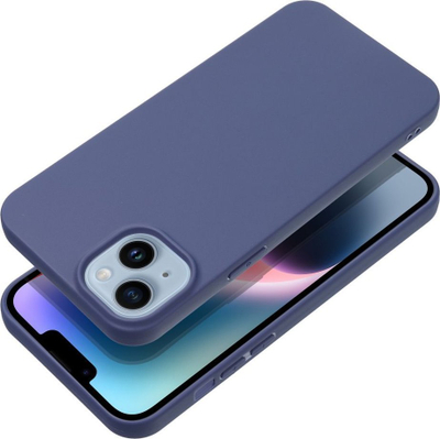 Mbulesë matt për telefon Apple iPhone 14 Plus, plastike, blu