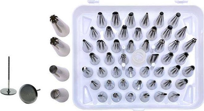 Set pajisje shtepiake për ëmbëlsira AG406F, 54 copë