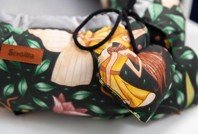 Fole për bebe Sensillo Velvet Nest 8786, 80x45 cm, prej velveti edhe pambuku, jeshile