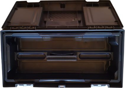 Kuti veglash CURVER Combination Toolbox XL 155338, plastikë, gri e errët