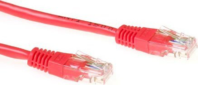 Kabllo rrjeti Microconnect UTP502R, CAT5e, 2 m, e kuqe