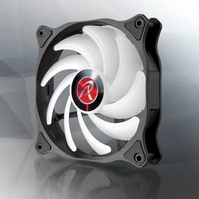 PC вентилатори Raijintek EOS 12 RBW ADD, 120 mm, сет 2 парчиња со хаб и далечински управувач, со RGB, црни