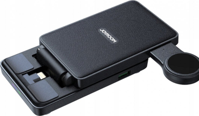 Stacion karikimi 4 në 1 Joyroom JR-WQS02, palosshëm, me USB, i zi