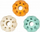 Top lodër për qen Duvo+, Dental Ball, 7 cm, shumëngjyrësh