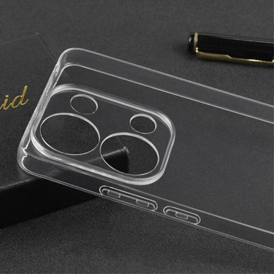 Këllëf telefoni për Xiaomi Redmi Note 13, silikon TPU, transparent