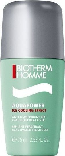 Antiperspirant roll on Biotherm Aquapower Ice Cooling Effect, 75ml, për meshkuj