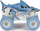 Kamion lodër Monster Jam Megalodon, die-cast, shkallë 1:24, blu