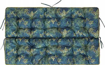 Jastëk për lëkundëse kopshti HobbyGarden POLA, 180 cm, me motiv tropikal, jeshil