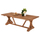 Tavolinë ngrënieje këmbë kryq 240x100x75Hcm (HM5964)