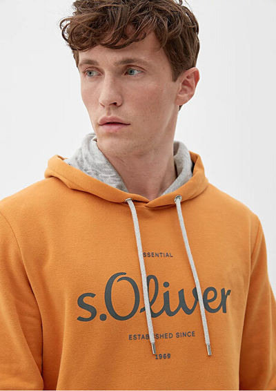 Duks S.Oliver Regular Fit, portokalli