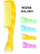 Krëhër Top Choice Comb 60410, dhëmbë normalë, dorezë ergonomike, i zi