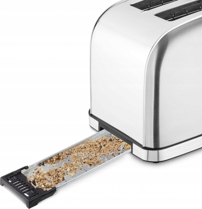 Toaster PHILCO PHTA 4010, 2 feta, ekran me timer, inox argjent