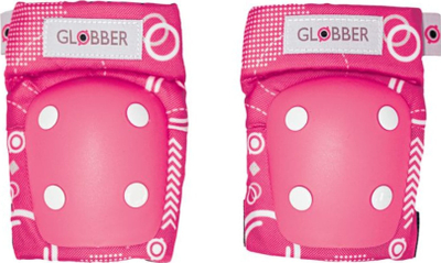 Set mbrojtës për kalamaj Globber, për bërryla edhe gjunjë, 3–7 vjeç, rozë