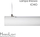 Llambë tavani HanksLight LED, 1264mm, 36W, AC230V, 4000K-W, e bardhë / zezë