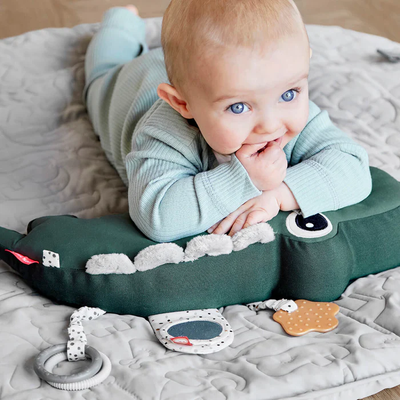 Cante per femije quilted - Croco Powder