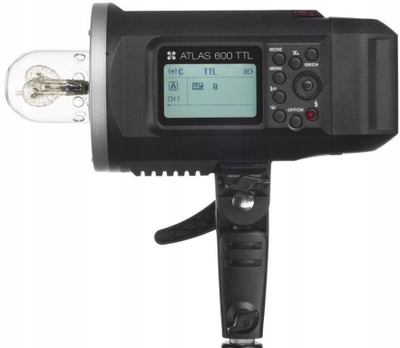 Студио блиц Quadralite Atlas 600 TTL, 600Ws, TTL, црн