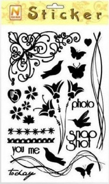 Ngjitës dekorativ Galeria Hobby Artistic Decal 378, 15.5x23cm, shumëngjyrësh